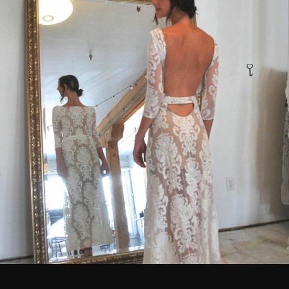 For Love And Lemons White Lace Maxi Dress - Picture 4 of 7